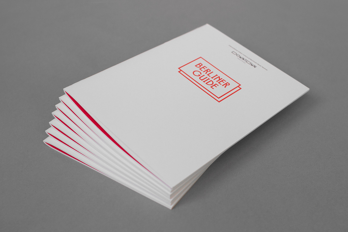Berliner Guide publication cover and editorial object