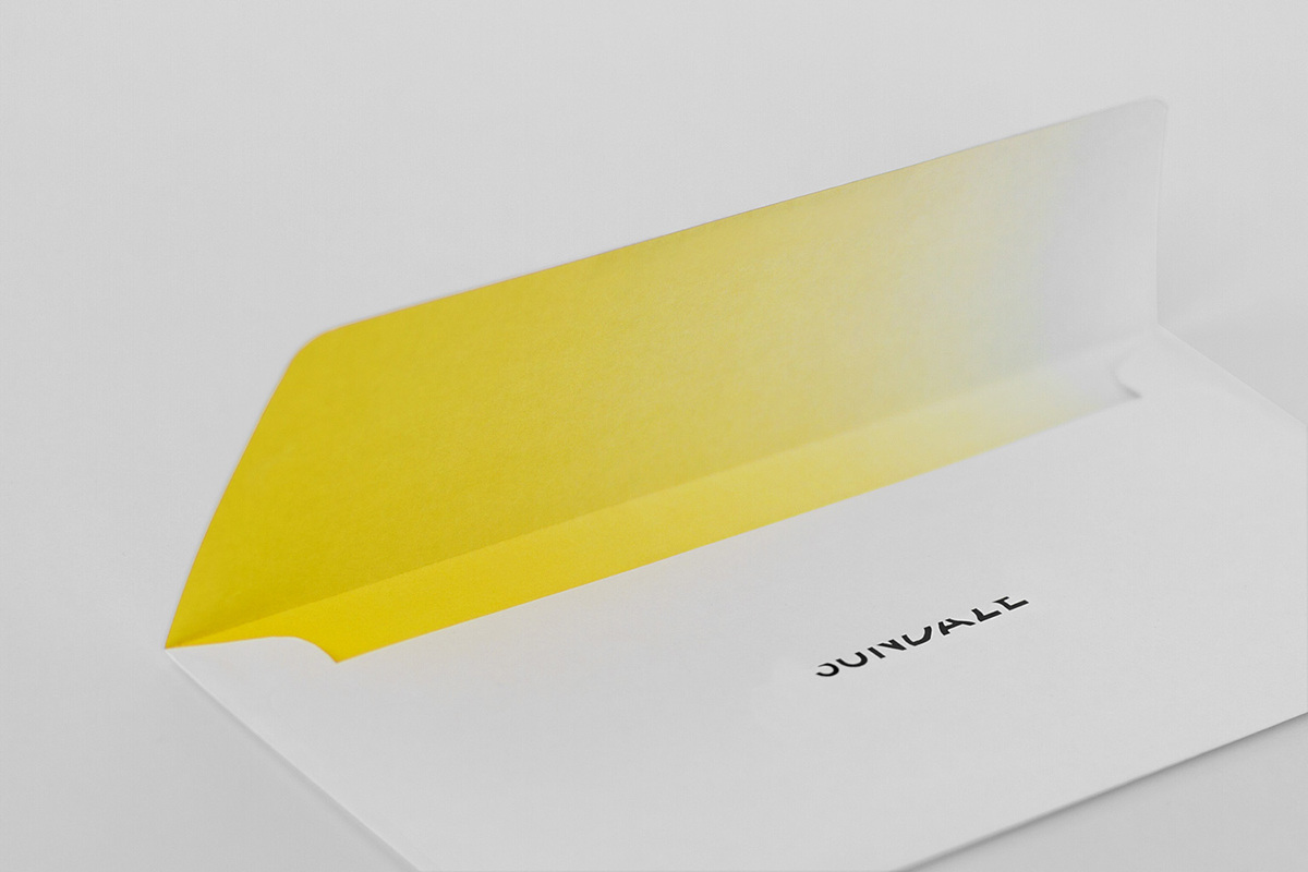 SUNDAZE yellow envelope and printed identity detail